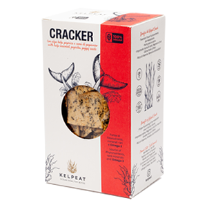 Spicy Wave Cracker con alga Kelp, semi di papavero e paprica
