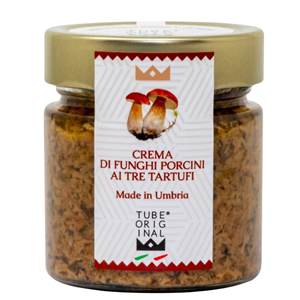 Crema di funghi porcini ai 3 tartufi 200g