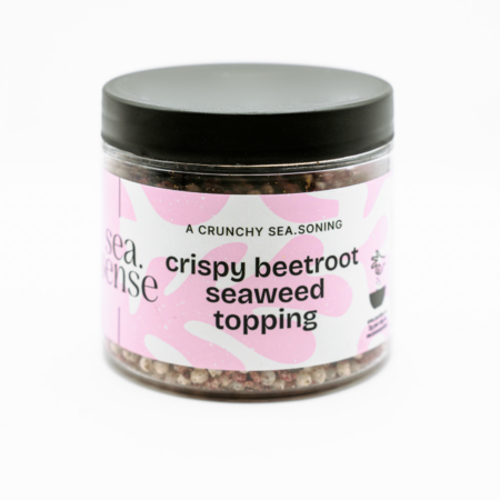 Confezione Sea.Sense con mix croccante di alghe e barbabietola.