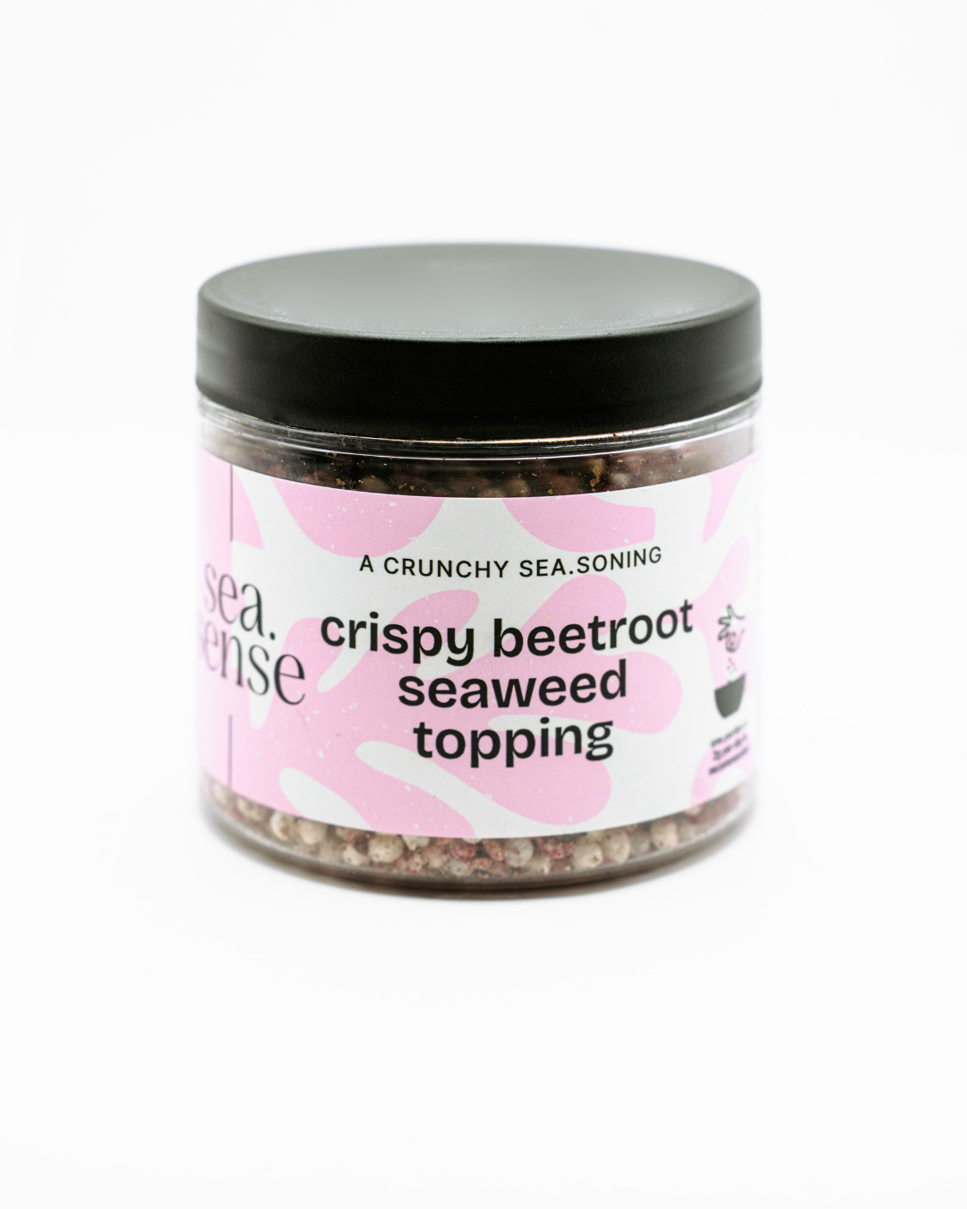 Confezione Sea.Sense con mix croccante di alghe e barbabietola.