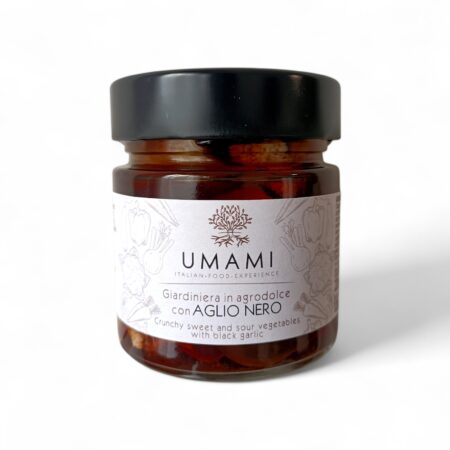 Giardiniera in agrodolce con aglio nero Umami 220 g